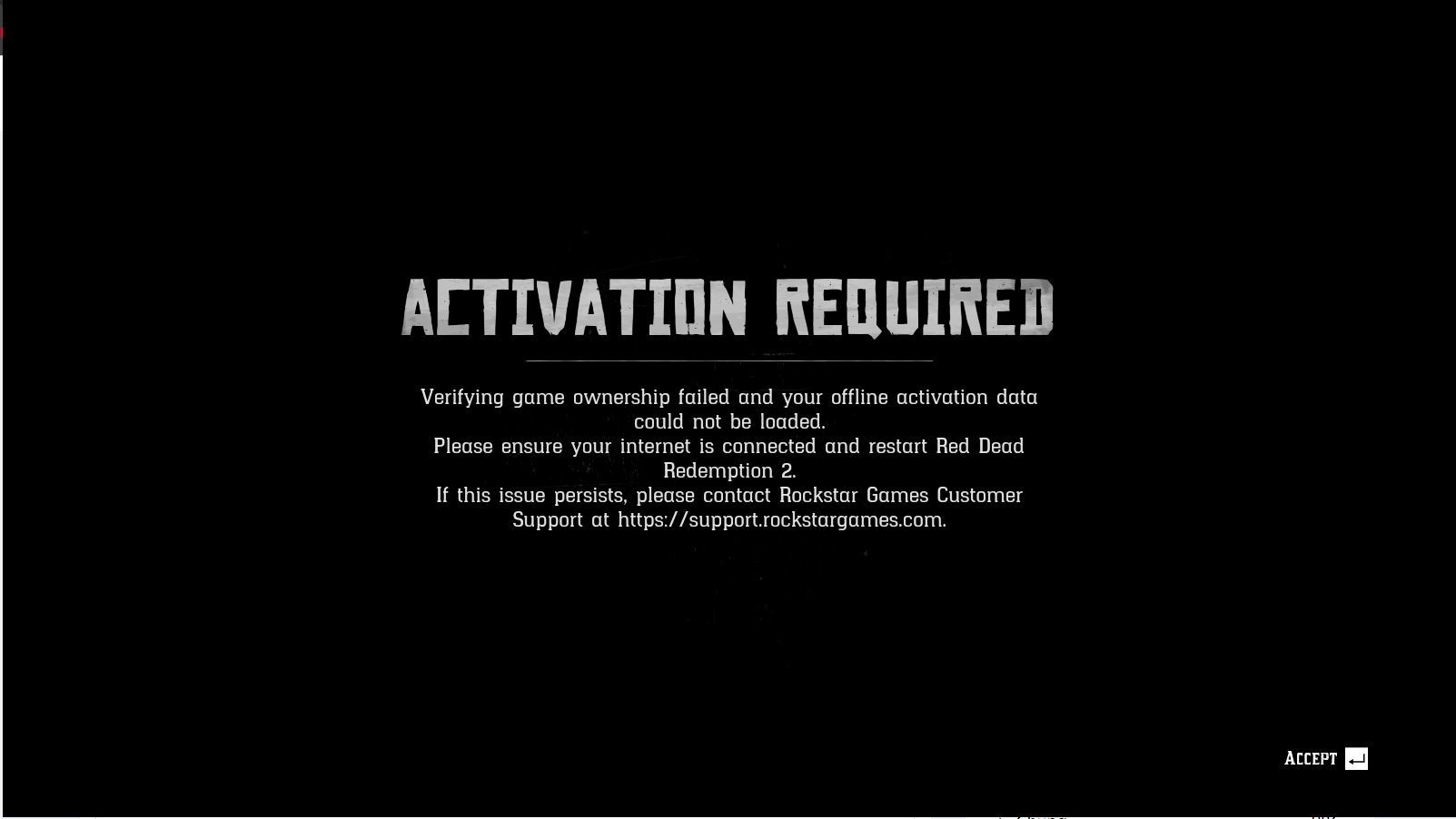 Game yêu cầu activacion required | Red Dead Redemption 2 h bị lỗi mình phải làm j ạ. Không biết cái này có phải thiếu file cr@ck k ạ