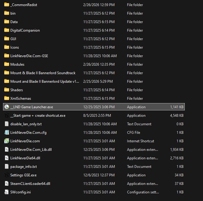 Lỗi launcher không vào được game Mount & Blade II Bannerlord 1.3.4.102350 Lỗi launcher không vào được game Mount & Blade II Bannerlord 1.3.4.102350