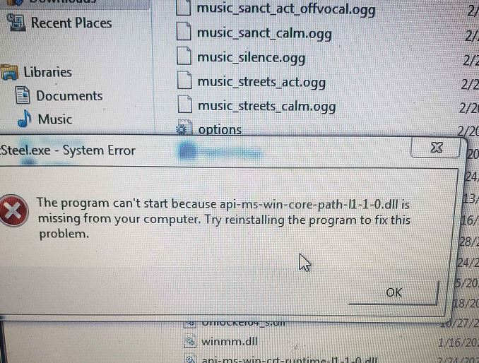 Lỗi thiếu dll Rabbit and Steel Lỗi thiếu dll Rabbit and Steel
