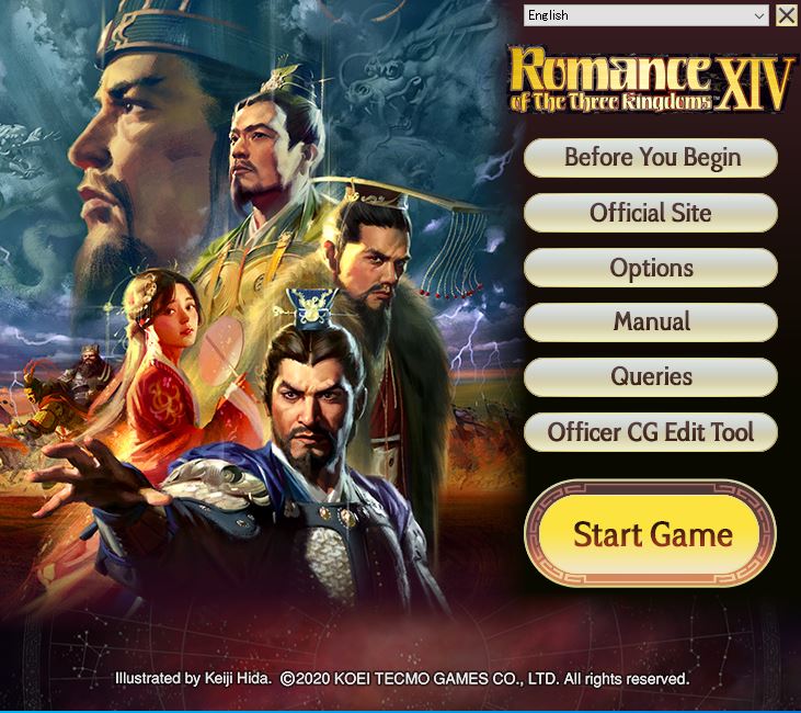 Lỗi Game Romance of the Three Kingdoms XIV 1.0.24