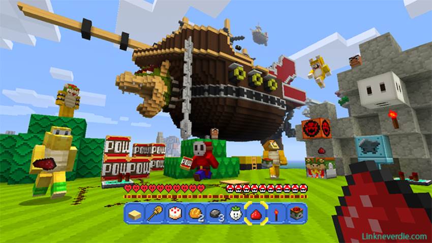 Hình ảnh trong game Minecraft: Super Mario Edition (screenshot)
