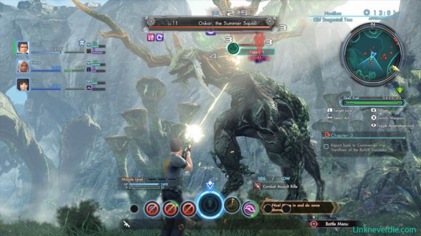 Hình ảnh trong game Xenoblade Chronicles X (screenshot)