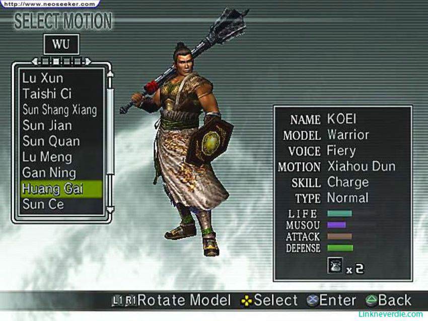Hình ảnh trong game Dynasty Warriors 4 - Empires (screenshot)