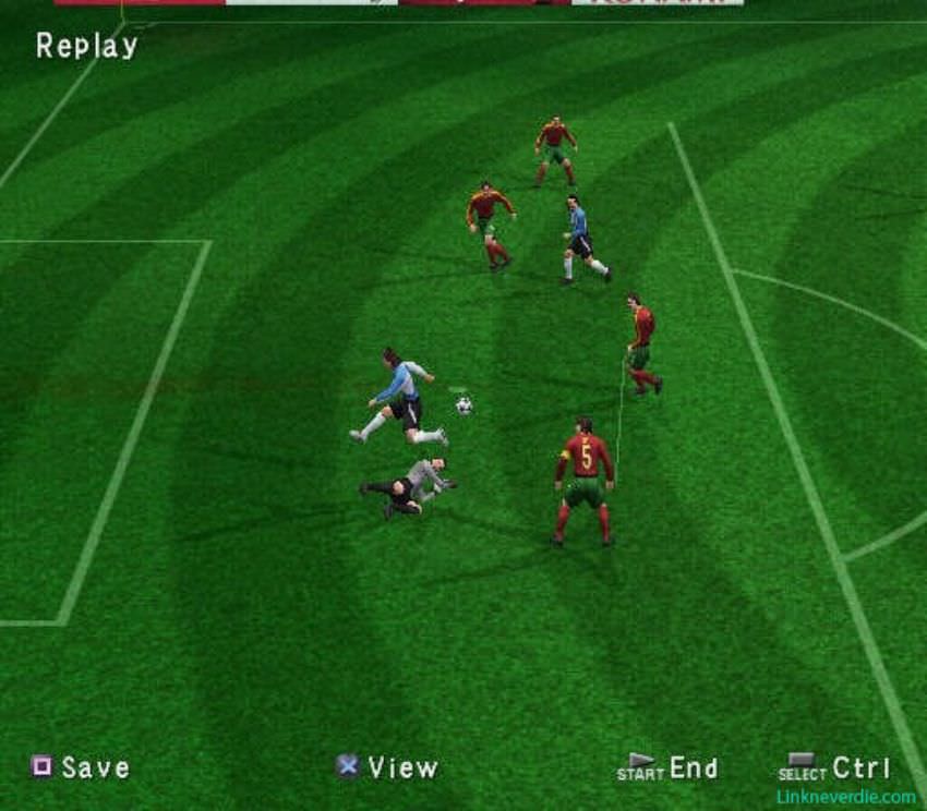Hình ảnh trong game PES 2003 (screenshot)