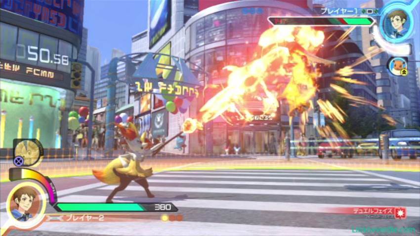 Hình ảnh trong game Pokken Tournament (screenshot)
