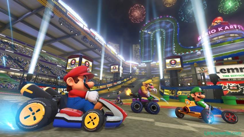 Hình ảnh trong game Mario Kart 8 (screenshot)