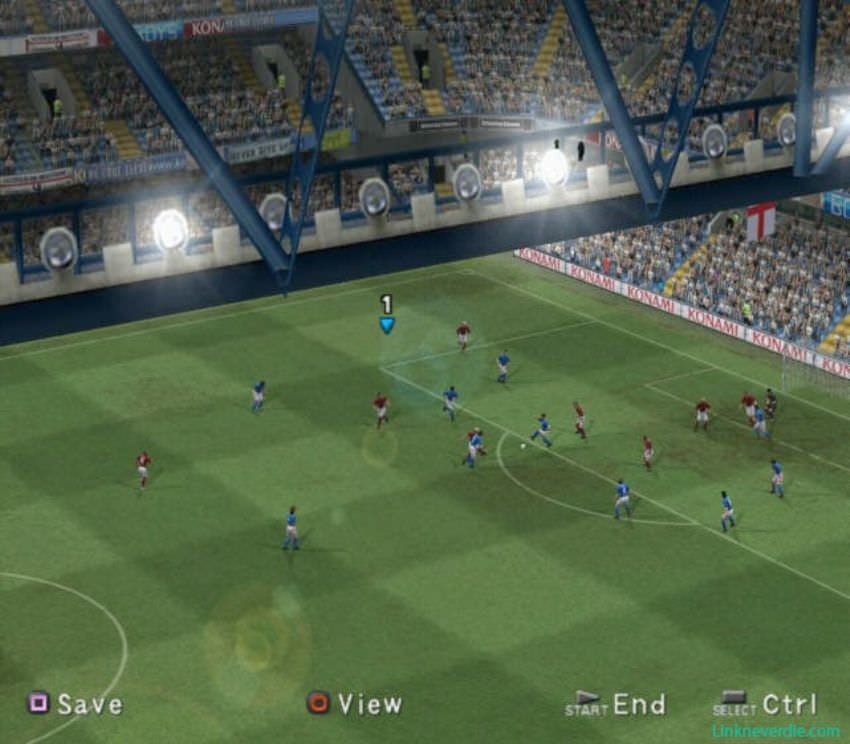Hình ảnh trong game PES 2003 (screenshot)