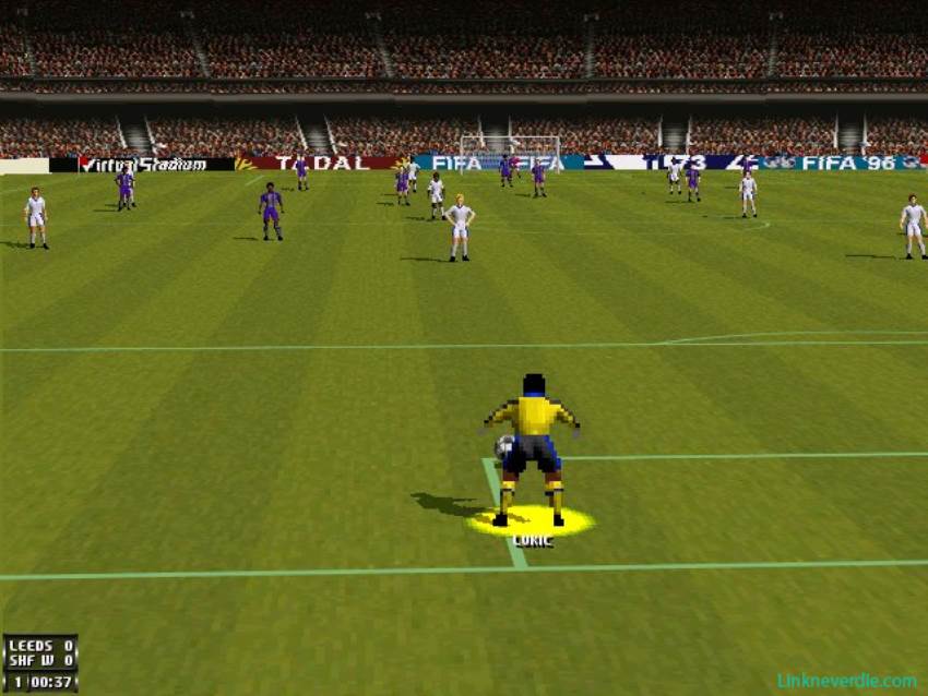 Hình ảnh trong game FIFA 96 (screenshot)