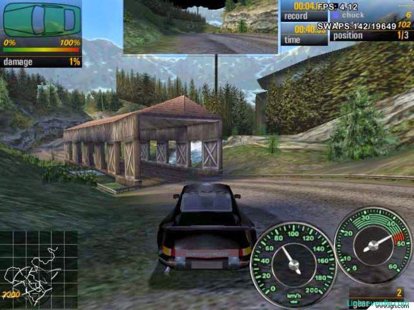 Hình ảnh trong game Need for Speed: Porsche Unleashed (screenshot)