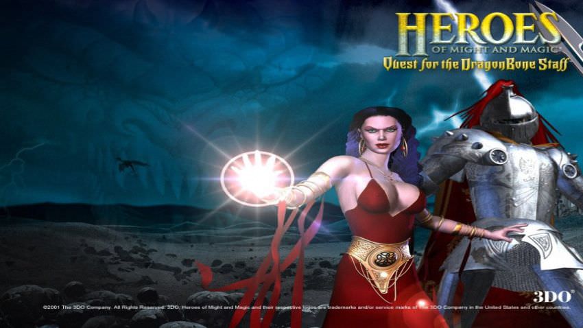 Heroes of Might and Magic: Quest for the DragonBone Staff cover