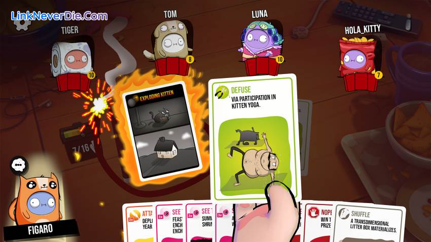 Hình ảnh trong game Exploding Kittens 2 (screenshot) Hình ảnh trong game Exploding Kittens 2 (screenshot)