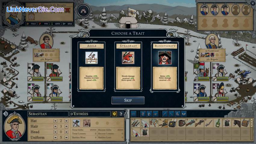 Hình ảnh trong game Master of Command (screenshot)