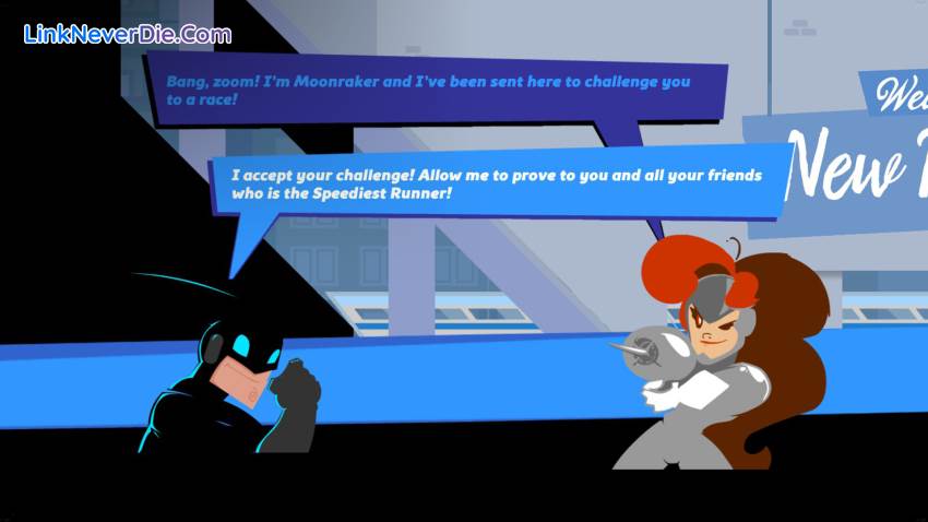 Hình ảnh trong game SpeedRunners (screenshot)