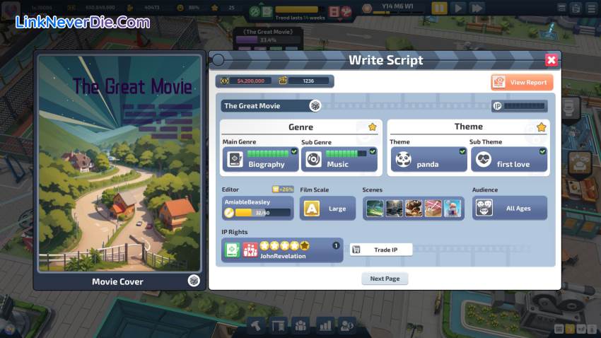 Hình ảnh trong game Super Movie Tycoon (screenshot)