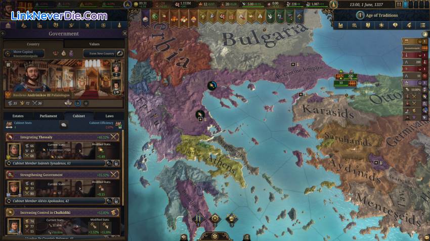Hình ảnh trong game Europa Universalis V (screenshot)