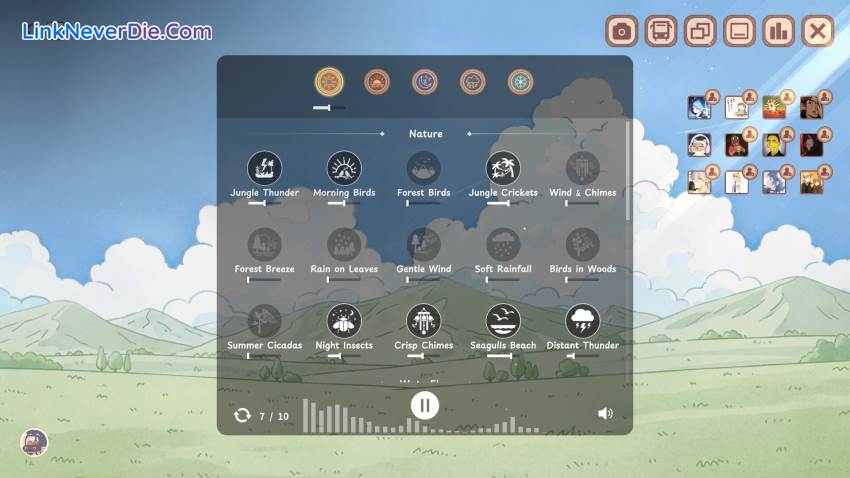 Hình ảnh trong game NoSlack Pets: Lo-Fi Paws (screenshot)