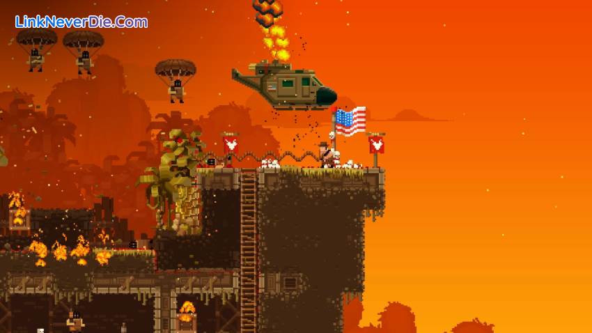 Hình ảnh trong game Broforce (screenshot)