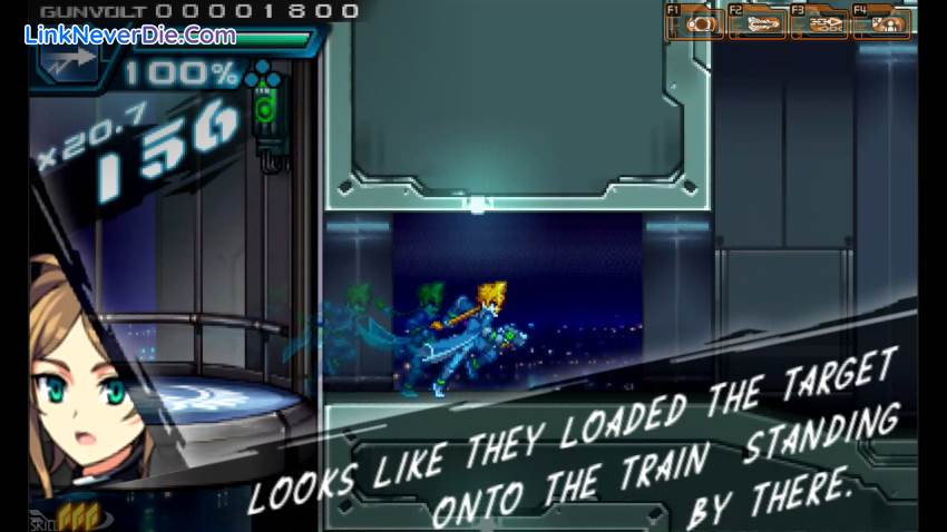 Hình ảnh trong game Azure Striker Gunvolt (screenshot)