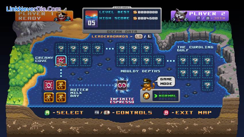 Hình ảnh trong game Aqua Kitty - Milk Mine Defender (screenshot)