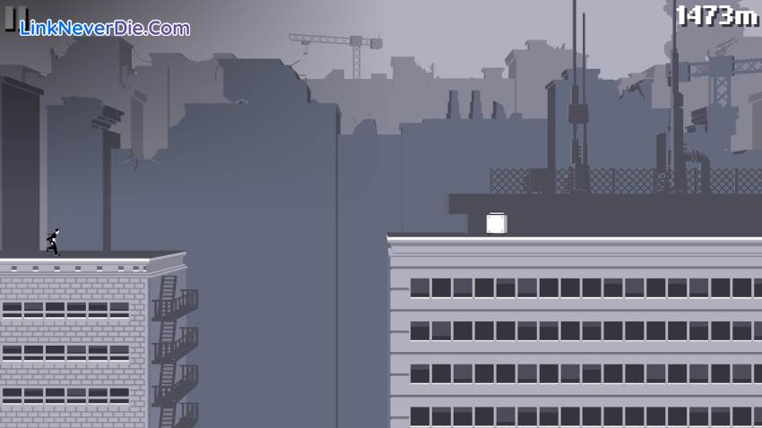 Hình ảnh trong game Canabalt (screenshot)
