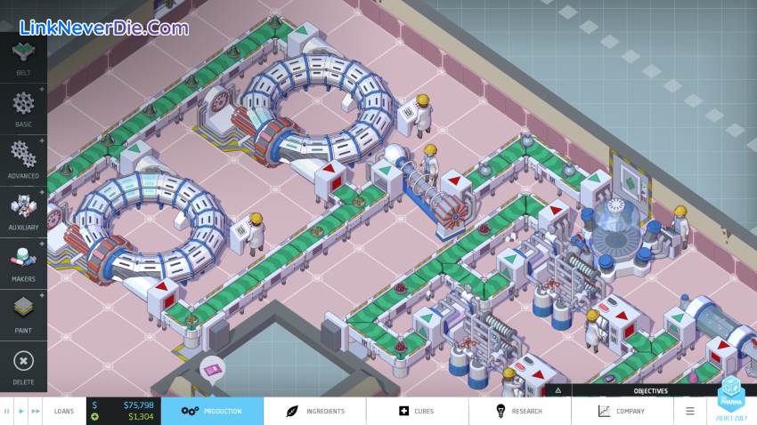 Hình ảnh trong game Big Pharma (screenshot)