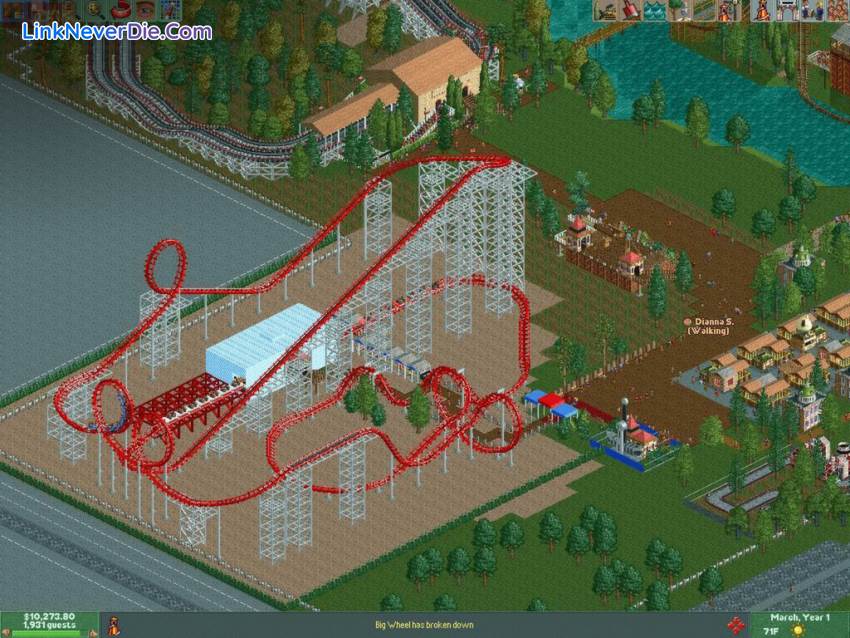 Hình ảnh trong game RollerCoaster Tycoon 2 (screenshot)