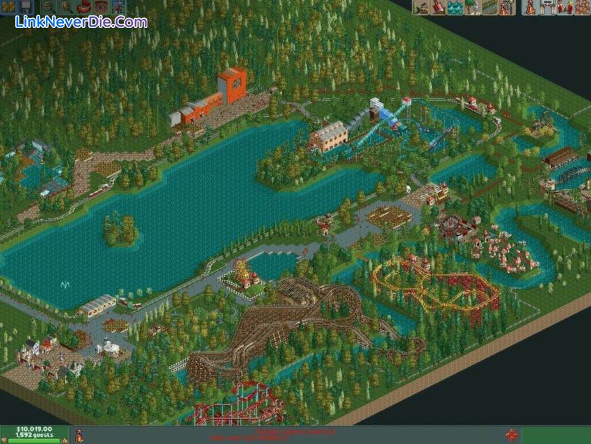 Hình ảnh trong game RollerCoaster Tycoon 2 (screenshot)