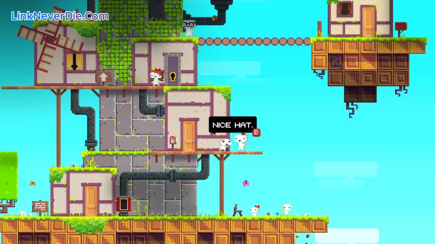Hình ảnh trong game FEZ (screenshot)