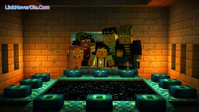 Hình ảnh trong game Minecraft Story Mode (screenshot)