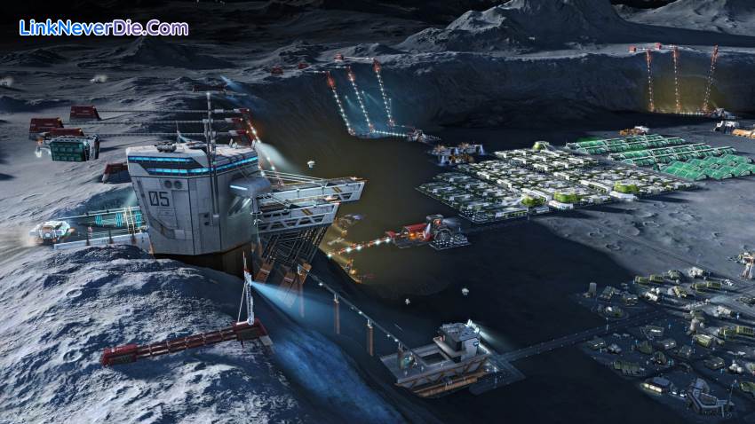 Hình ảnh trong game Anno 2205 (screenshot)