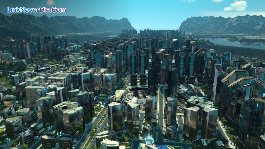 Hình ảnh trong game Anno 2205 (screenshot)