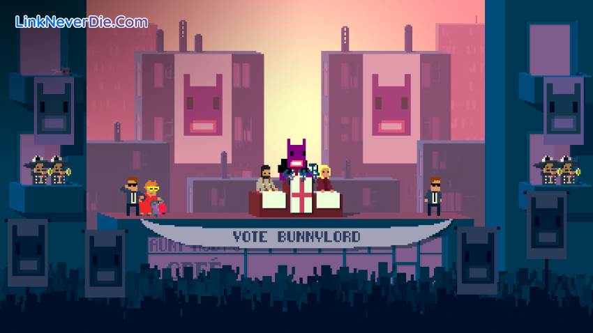 Hình ảnh trong game Not a Hero (screenshot)