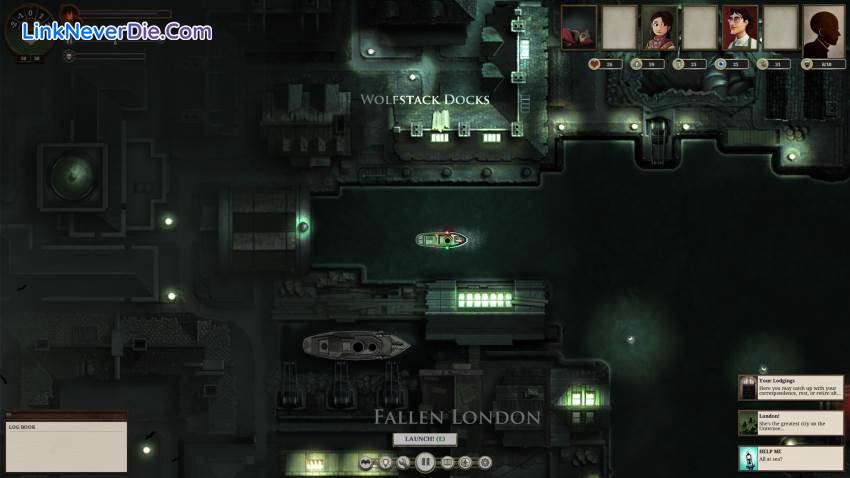 Hình ảnh trong game Sunless Sea (screenshot)