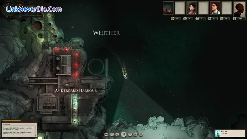 Hình ảnh trong game Sunless Sea (screenshot)