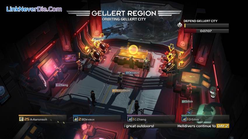 Hình ảnh trong game Helldivers (screenshot)