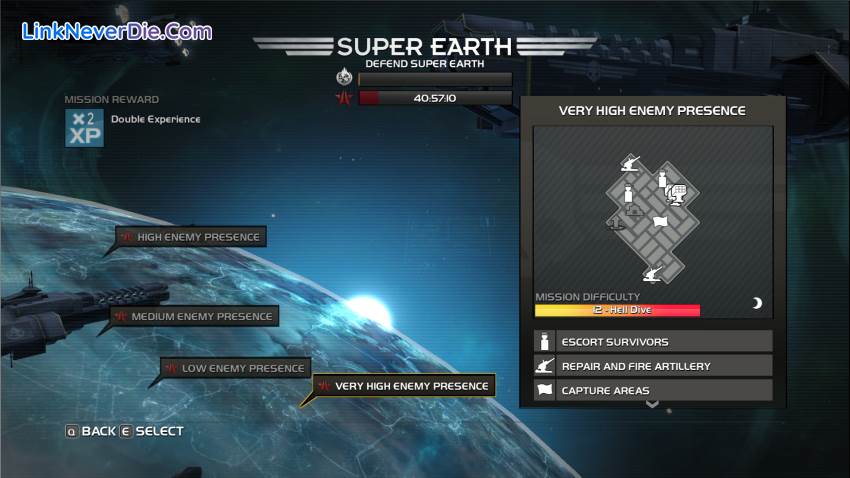 Hình ảnh trong game Helldivers (screenshot)