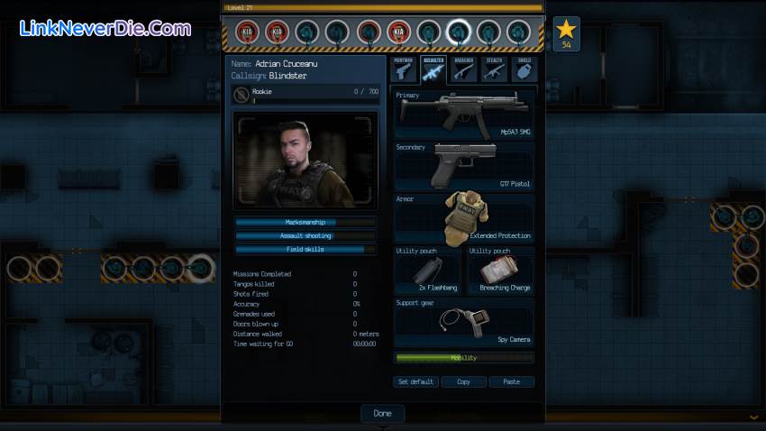 Hình ảnh trong game Door Kickers (screenshot)
