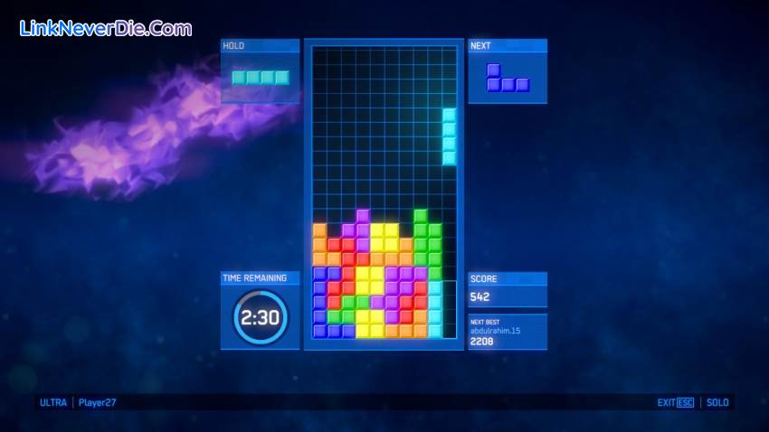 Hình ảnh trong game Tetris Ultimate (screenshot)