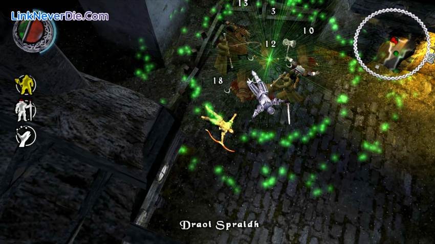 Hình ảnh trong game The Bard's Tale (screenshot)