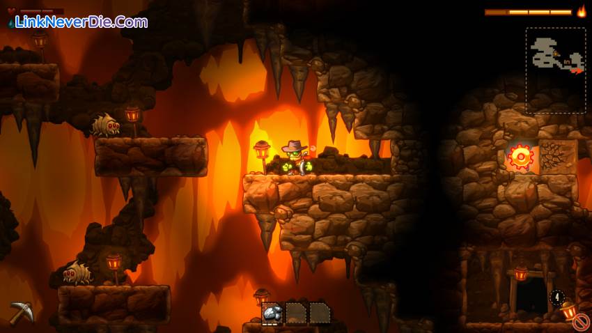 Hình ảnh trong game SteamWorld Dig (screenshot)