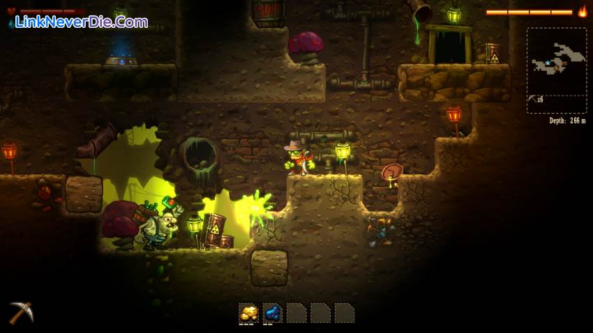 Hình ảnh trong game SteamWorld Dig (screenshot)