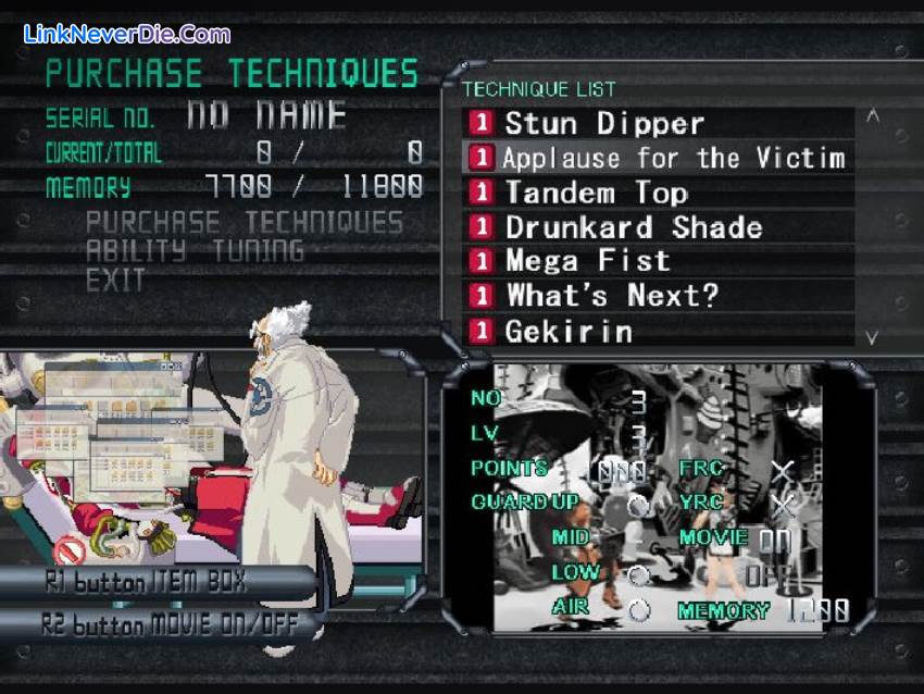 Hình ảnh trong game Guilty Gear Isuka (screenshot)