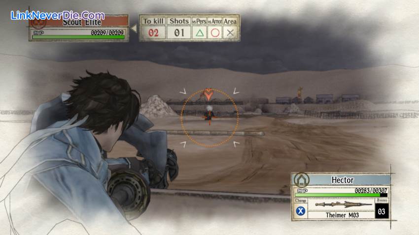 Hình ảnh trong game Valkyria Chronicles (screenshot)