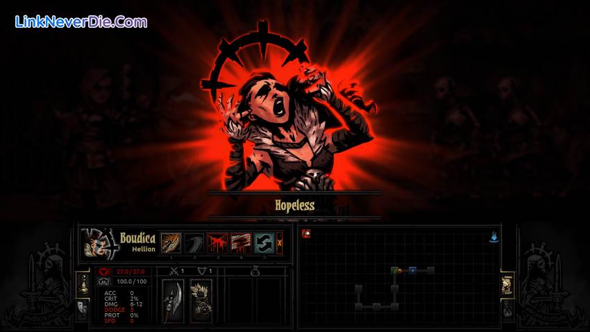 Hình ảnh trong game Darkest Dungeon (screenshot)