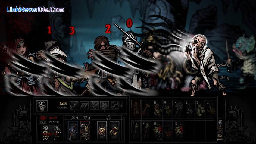 Hình ảnh trong game Darkest Dungeon (screenshot)