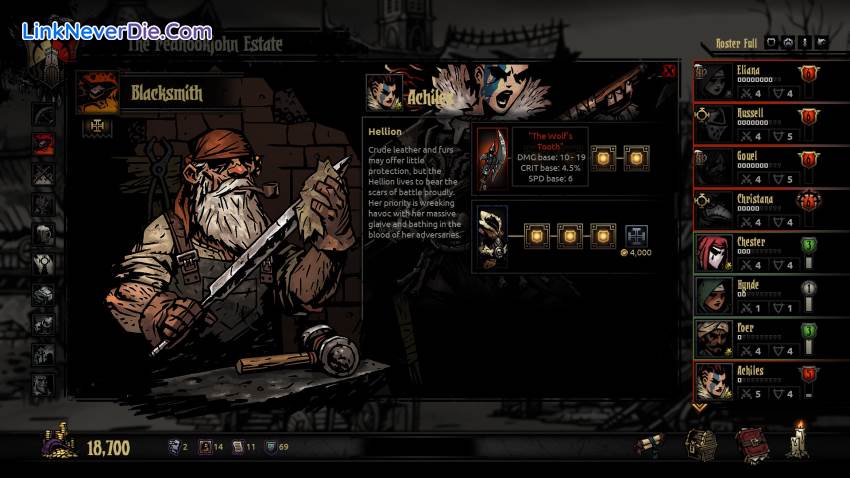 Hình ảnh trong game Darkest Dungeon (screenshot)