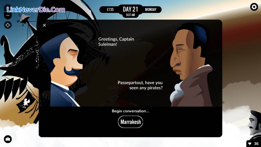 Hình ảnh trong game 80 Days (screenshot)