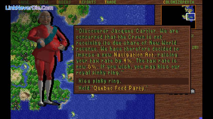 Hình ảnh trong game Sid Meier's Colonization (screenshot)