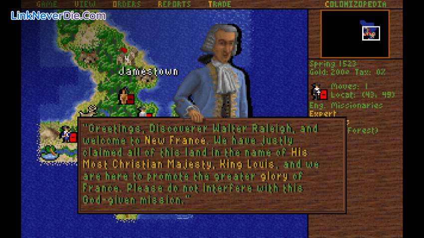 Hình ảnh trong game Sid Meier's Colonization (screenshot)