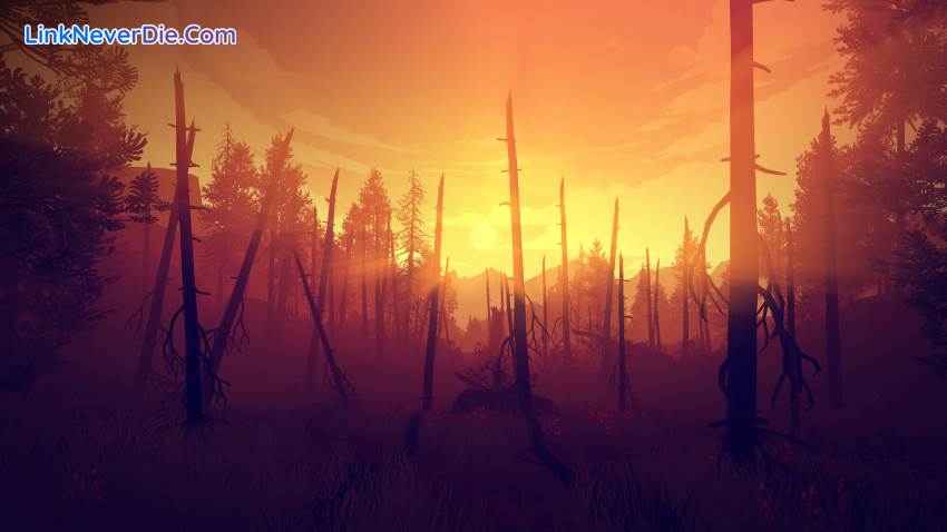 Hình ảnh trong game Firewatch (screenshot)